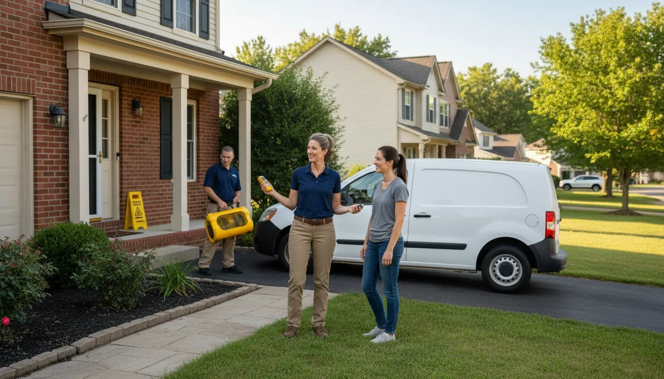 Water restoration image for Home Water Damage Repair in Fairdealing, MO